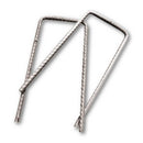 Light Gray Heavy-Duty U-Pin Metal Turf Reinforcement Fixings 150mmx7mm - 100Pcs