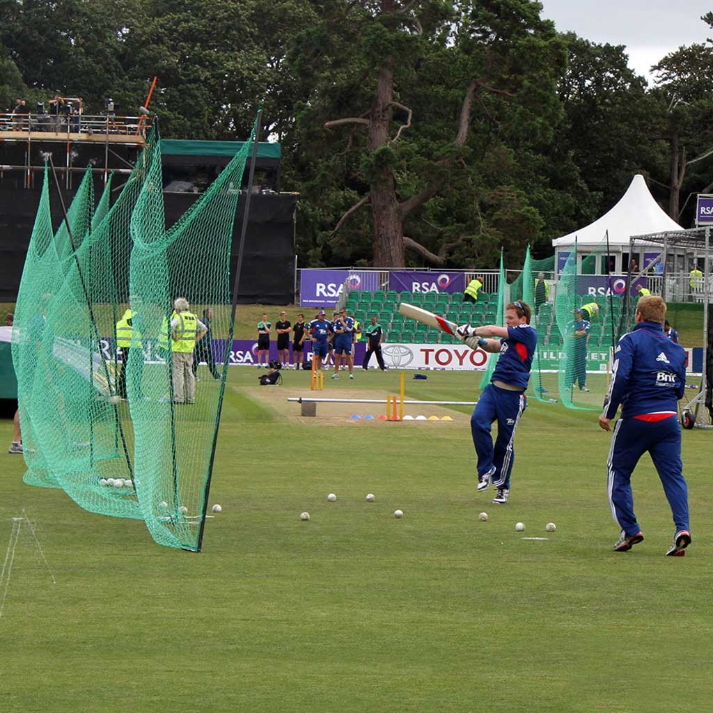 Dim Gray Professional Portanet Cricket Practice Nets with Barrier