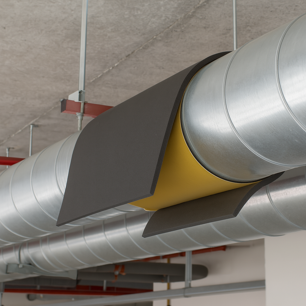 Slate Gray Premium Self-Adhesive Acoustic Thermal insulation– Easy to Apply, Durable, Lightweight, Versatile for Insulation & Sealing