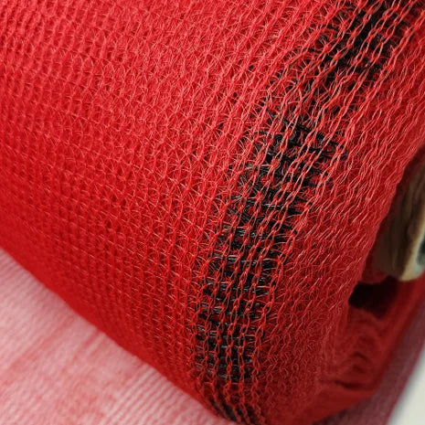 Firebrick Durable Red Debris Netting For Construction Site Safety