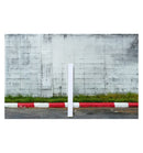 Gray Heavy Duty Removable Security Post with Padlock & 3 Keys