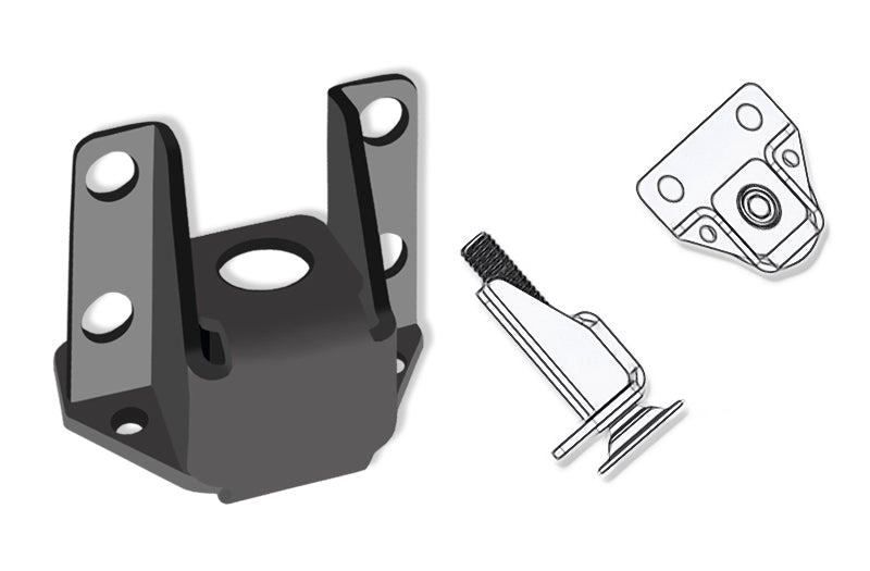 Dim Gray Case Fitting M10 For Wooden Sheet Material Fitting