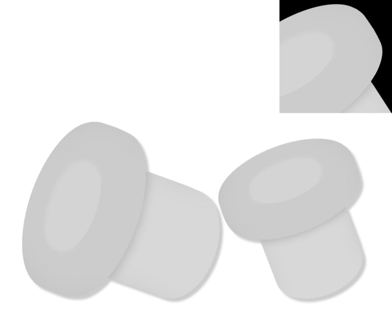 Light Gray M10 to M8 Reducing Washer