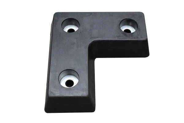 Dim Gray L Shaped Rubber Dock Bumper 440 x 440 x 95mm