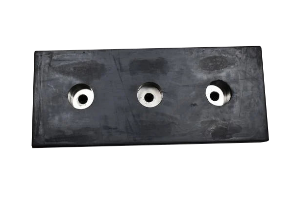Dark Slate Gray Heavy-Duty Rubber Dock Bumper 600 × 250 × 100 mm – SBR Industrial Grade Impact Buffer