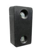 Dark Slate Gray Standard Rubber Dock Bumper with Fixings