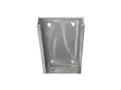 Light Slate Gray Rubber & Steel Dock Bumper with Fixings 465 x 275 x 110mm