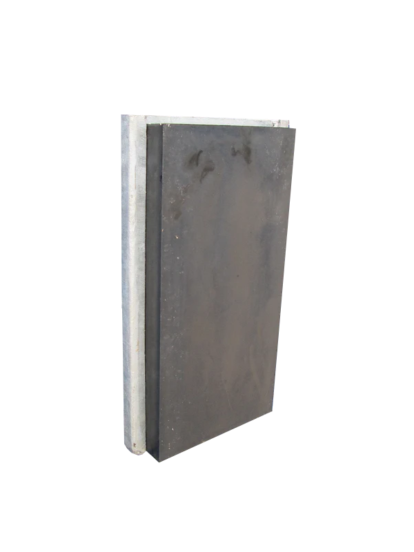 Dim Gray Shallow Dock Bumper 465 x 270 x 66mm