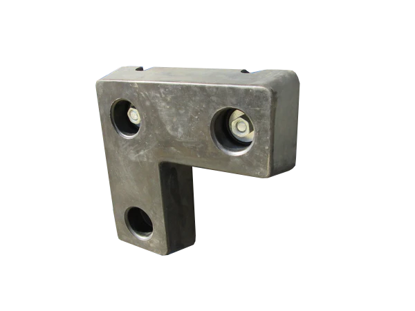 Dim Gray L Shaped Rubber Dock Bumper 440 x 440 x 95mm