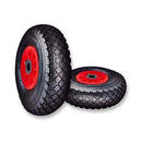 Light Slate Gray 260mm Plastic Centred Pneumatic Wheel (3.00-4 Tyre 4 Ply - 20mm, 25mm & 1" Bore Choice)