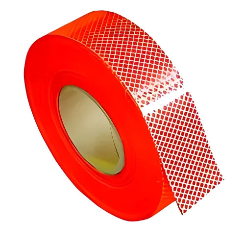 Red High Intensity Reflective Safety Tape – Self-Adhesive, Weatherproof, Class 2 Visibility