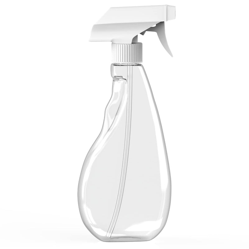 Lavender 500ml Clear PET Trigger Spray Bottle (Pack of 10) - Refillable & Durable