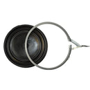 Dark Slate Gray 30 Litre Blue UN Approved Plastic Pail with Lever Ring Closure & Black Lid - Heavy-Duty Industrial Container