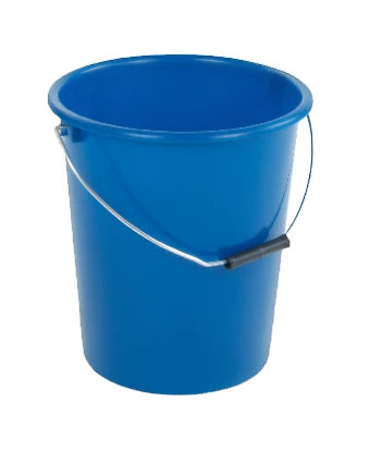 Dark Cyan 30 Litre Blue UN Approved Plastic Pail with Lever Ring Closure and Black Lid – Heavy-Duty Storage Container