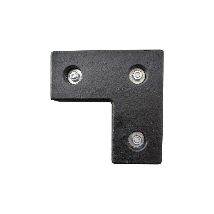 Dark Slate Gray L Shaped Rubber Dock Bumper 450 x 450 x 100mm