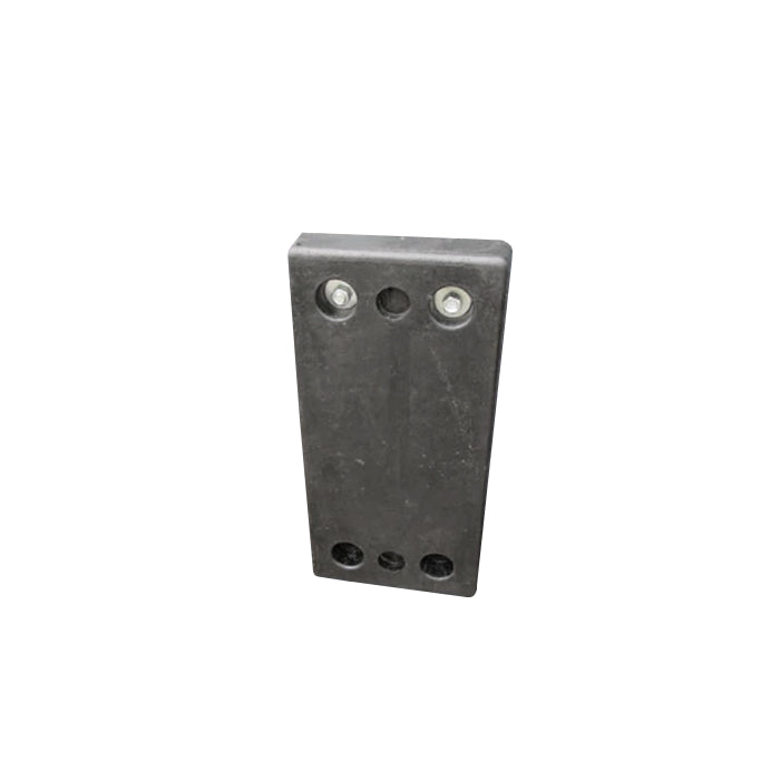 Dark Slate Gray SBR Rubber Dock Bumper - 600 x 300 x 80mm