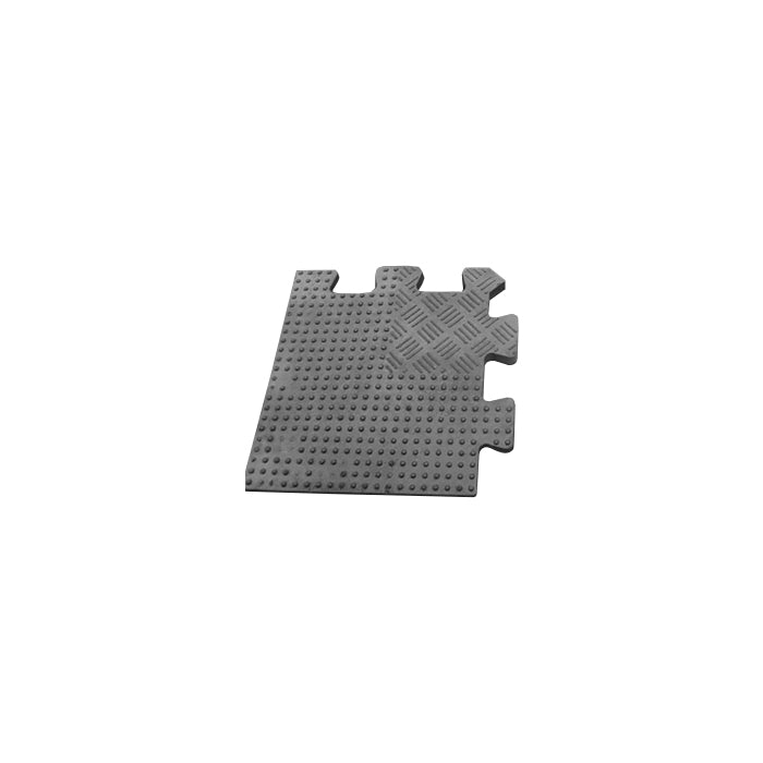 Dim Gray High-Quality Heavy Duty Rubber Interlocking Garage Floor Tiles