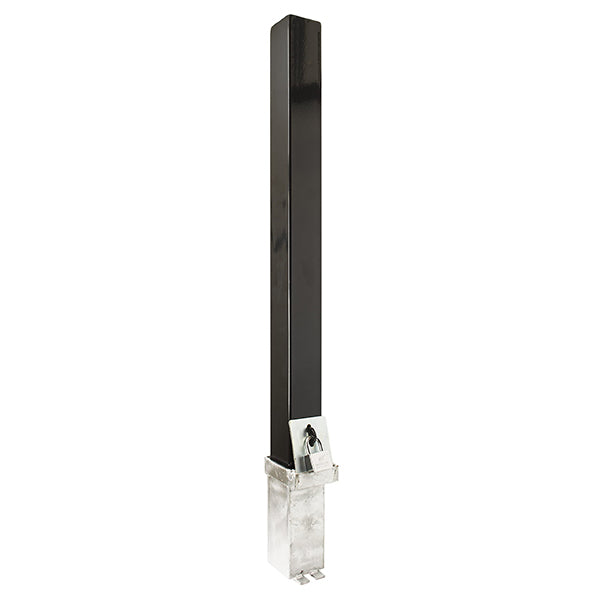 Dark Slate Gray Heavy Duty Removable Security Post - Black