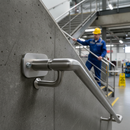 Dim Gray Premium Straight Handrail Support Plate for 48.3mm Tube - 316 Stainless Steel with Satin Finish
