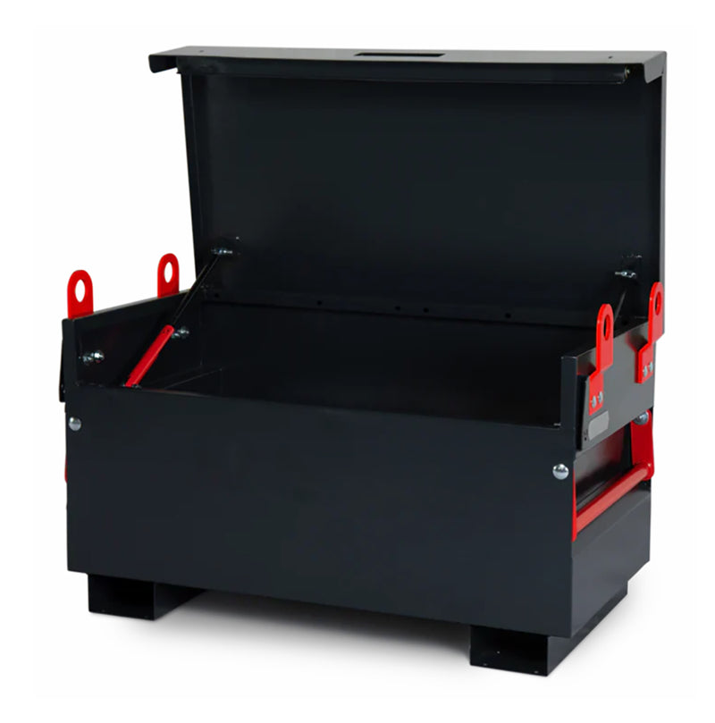 Black TuffBank Site Box – Heavy-Duty Lockable Tool & Equipment Storage Box (1150mm x 615mm x 640mm)