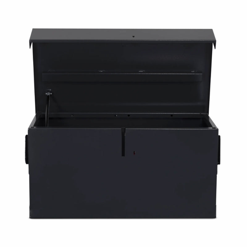 Black TuffBank Heavy-Duty Van Box – Robust & Lockable (950mm x 505mm x 460mm)