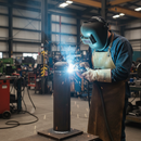 Black Premium Weld Cap for 101.6mm Tube - High-Performance Metal Fabrication Accessory