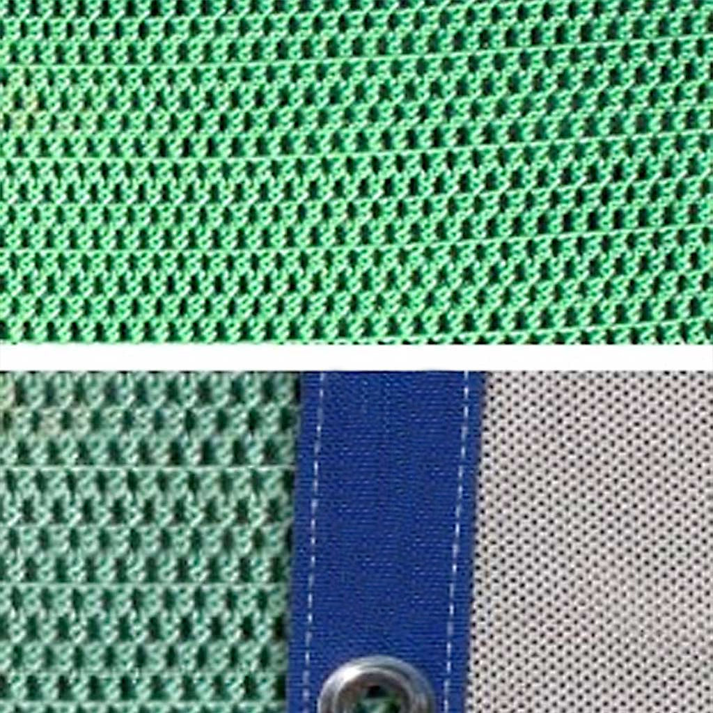 Dark Sea Green Golf Practice Baffle Net Strong & Reliable White Netting