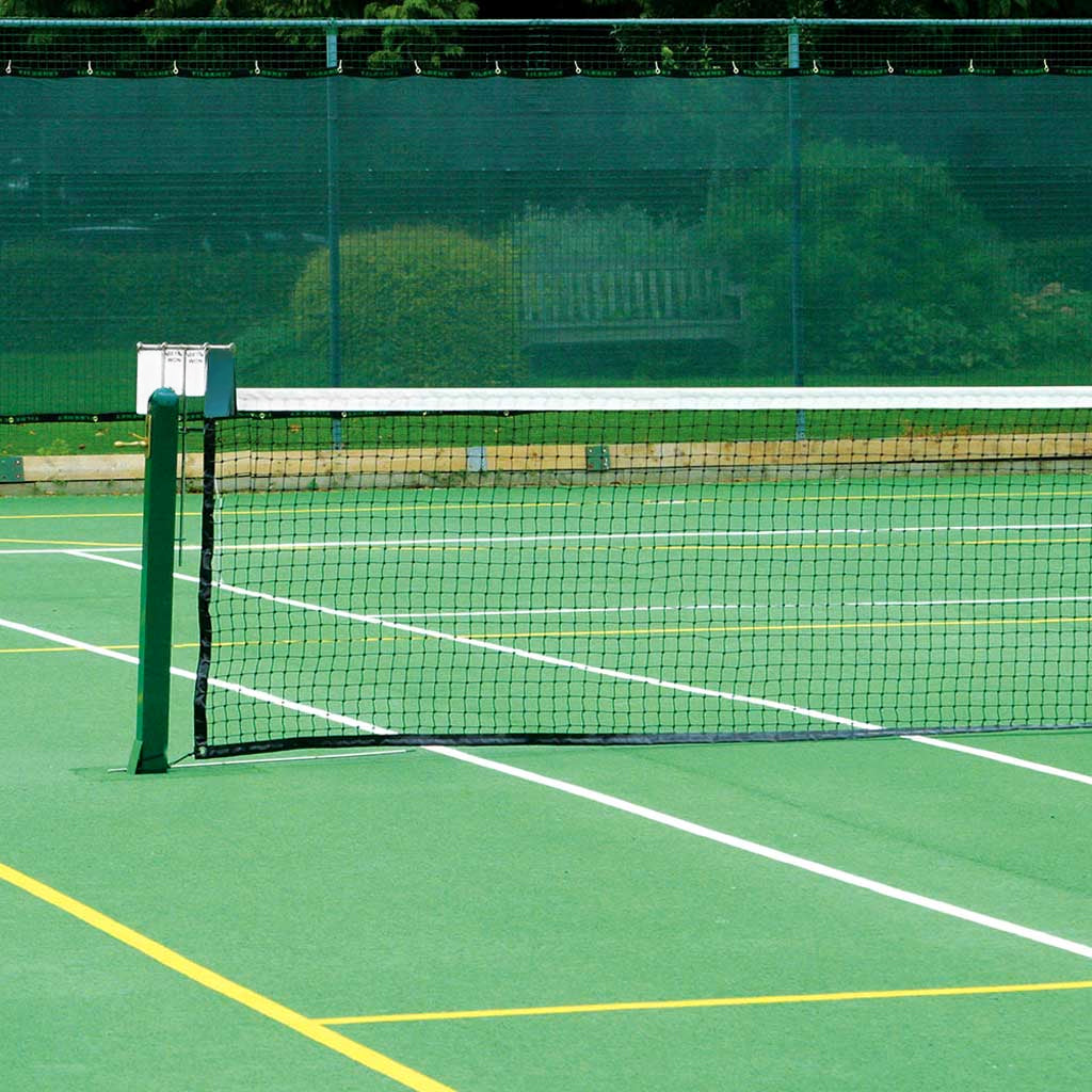 Medium Sea Green High-Density Standard Tennis Court Surround Mesh - 2m x 18.25m