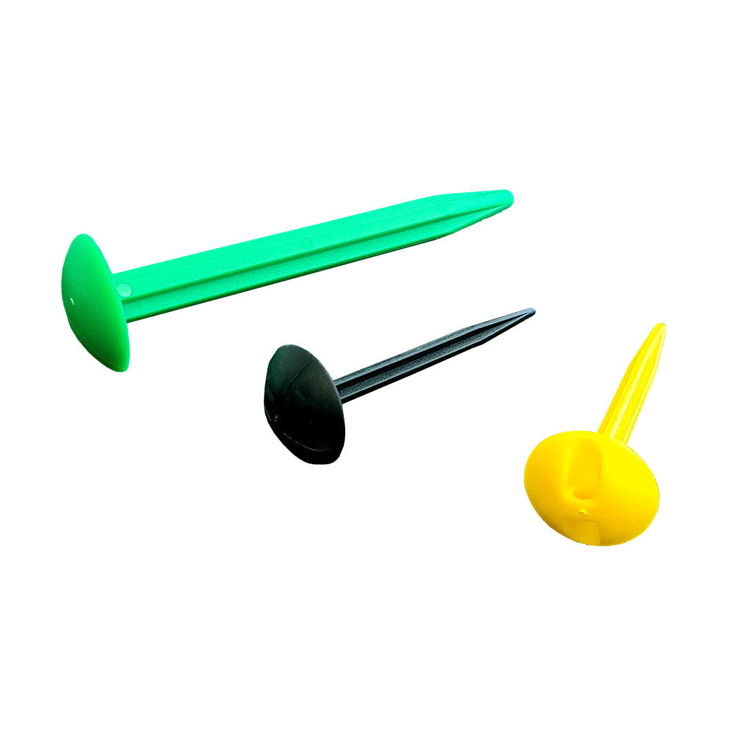 Light Goldenrod Mushroom Pegs For Lawn Garden and Sports Sheet Fixing