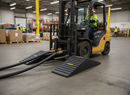 Slate Gray Premium Modular Hose Ramp Wedge for Hoses Up to 180mm - 540 x 400 x 160 mm Dimensions and 44 Tonnes Load Capacity