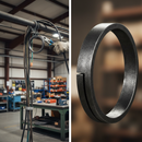 Black Premium 90mm Diameter Ring with 12 x 6mm Plain Bar for Industrial Applications - High-Quality Professional Grade for Industrial and Commercial Appl...