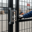 Black Professional Stainless Steel Keep for Insert Lock - Fits 40-60mm Box Sections with Quick-Fix Installation