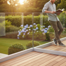 Tan Premium Adjustable Aluminium Channel Base Fix External Corner for Versatile Installations