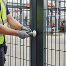 Dark Gray Premium Aluminium Blocking Handle Set - Fixed and Movable Configurations for Versatile Applications