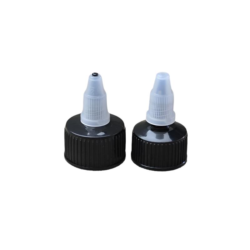 Light Steel Blue 24mm Black/Natural Twist-Top Cap – Leak-Proof Closure for Bottles