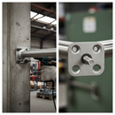 Dark Slate Gray Premium 90 Degree Corner Handrail Support Plate for 42.4mm Tube - 316 Stainless Steel with Satin Finish