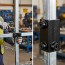 Dark Slate Gray Premium External Connector for 25mm Square Tubes - Provides Structural Support with Durable Electrophoretic Finish