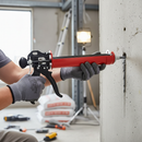 Gray Professional Chemical Anchor Resin Gun for 380ml to 410ml Tubes - Heavy Duty Application for Secure Bonding