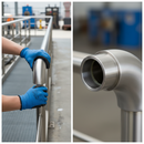 Dim Gray Premium 316 Stainless Steel Handrail End for 48.3mm x 2mm Tube with Satin Finish
