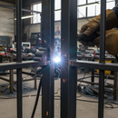 Black Premium 50mm Weld In Gate Corner Block for Secure Gate Installation and Durability