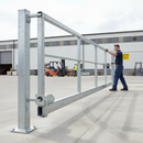 Gray Premium Medium Cantilever Guide Roller Wheel - Durable and High-Performance Design for Smooth Operation
