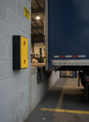 Dark Slate Gray Premium Heavy Duty Rubber Dock Bumper with Low Friction Front Panel, 450 x 250 x 115 mm, Ideal for Loading Docks