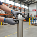 Dark Gray Premium Domed End Cap for 48.3mm x 2mm Tube - 316 Stainless Steel with Satin Finish