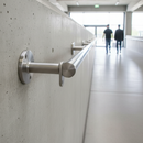 Dark Gray Premium 90 Degree Tube to Tube Handrail Support for 48.3mm x 2mm Applications - High-Quality Professional Grade for Industrial and Commercial Appli...