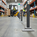 Dark Gray Premium Aluminium Alloy Landing Brackets for 16mm Square Bar - Pack of 10 with Easy Installation and Secure Fitting