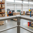 Gray Premium 304 Acute 90 Degree Elbow for 48.3mm x 2.6mm Tube Connections - High-Quality Professional Grade for Industrial and Commercial Applications
