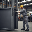 Dark Slate Gray Premium Heavy Duty Machined Hinge 45mm x 202mm for Maximum Load of 1000kg - High-Quality Professional Grade for Industrial and Commercial Applications