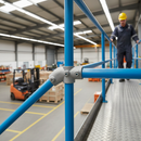 Dark Gray Premium Sloping Cross Piece 30-45° for 42.4mm Tube - Ideal for Staircases - High-Quality Professional Grade for Industrial and Commercial Applications