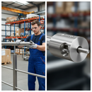 Dark Gray Premium 304 Stainless Steel Bar Holder for 42.4mm Tube with 12mm Through Hole - High-Quality Professional Grade for Industrial and Commercial Appli...