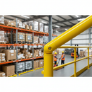 Dark Gray Premium Adjustable Handrail Fitting with Drilled Holes and Complete Bolt Set for Easy Installation